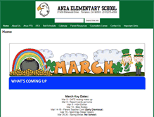 Tablet Screenshot of anzaelementary.org